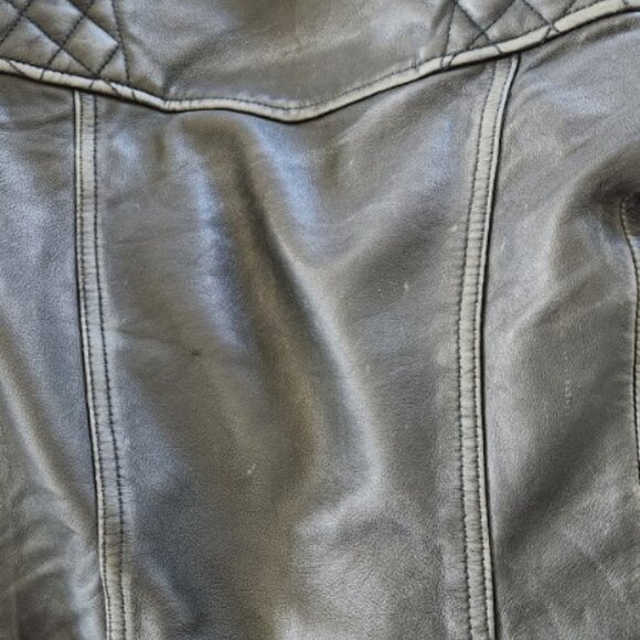 Allsaints Cargo Leather Jacket size 0 - Picture 5 of 11